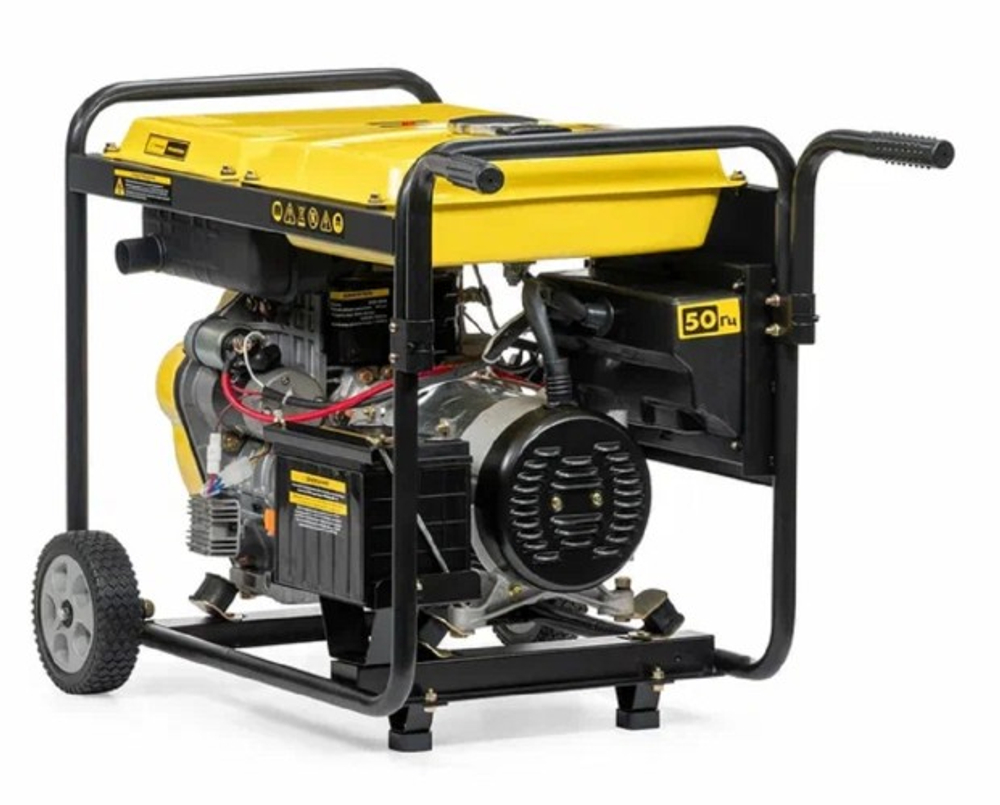 Электростанция дизельная с воздушным охлаждением CHAMPION DG6501E-3