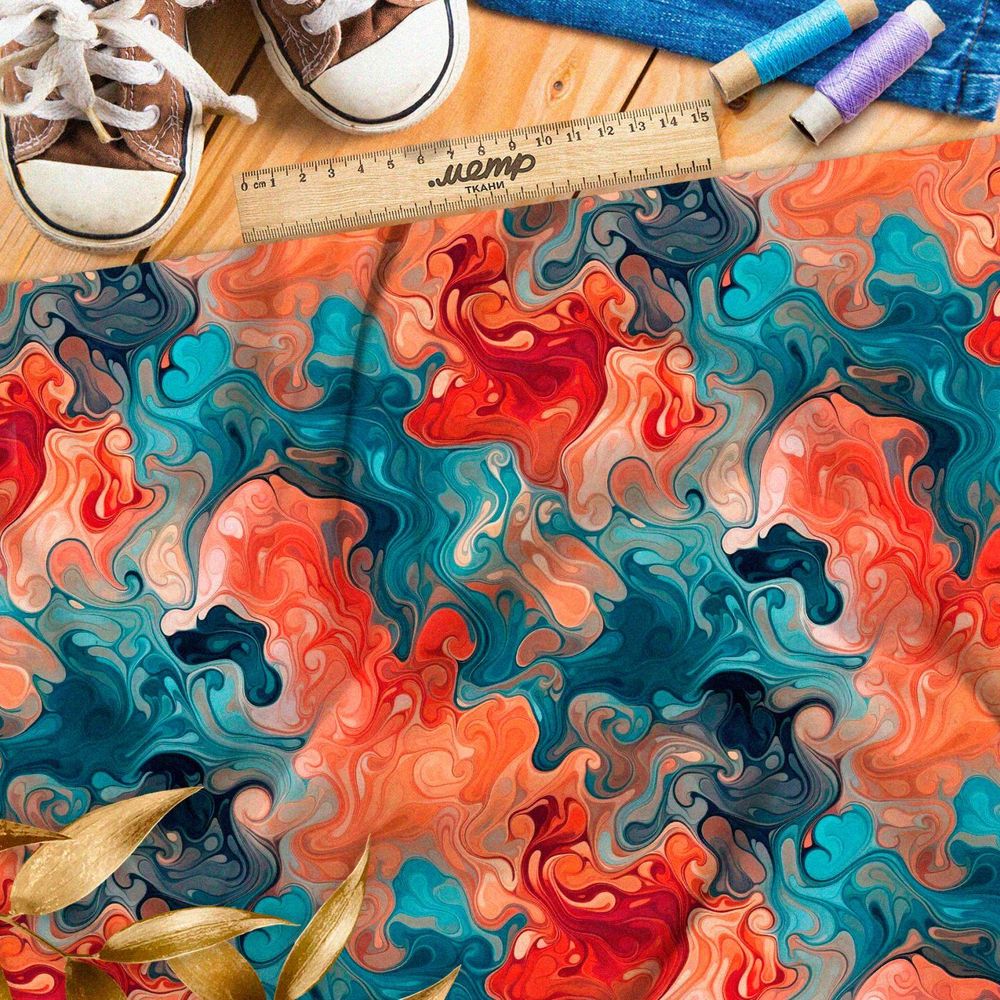 Ткань премиум габардин магические колебания