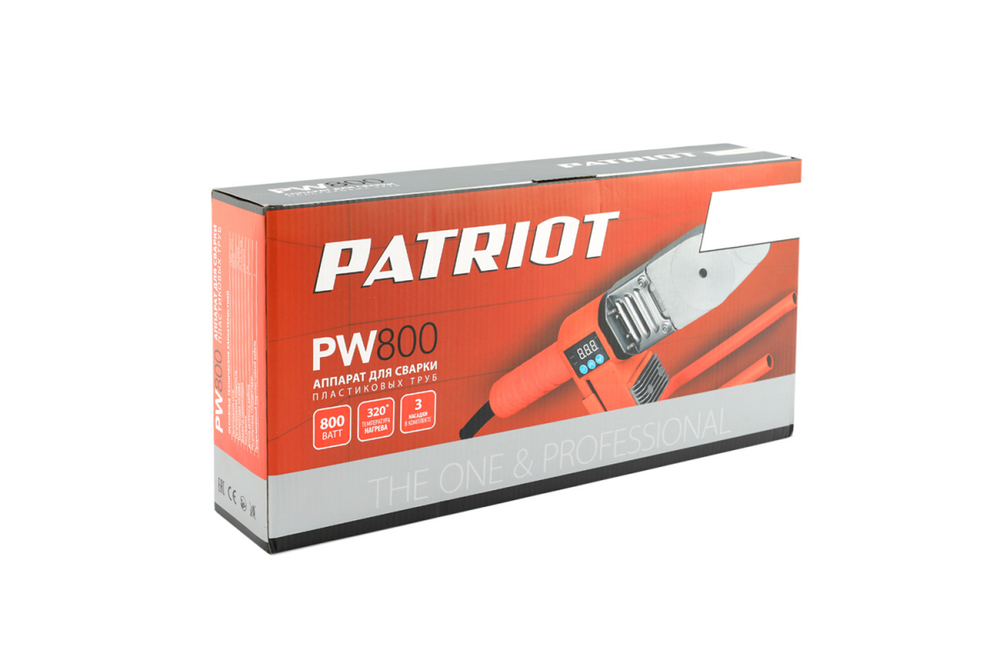 Аппарат для сварки пластиковых труб PATRIOT PW 800 170302015