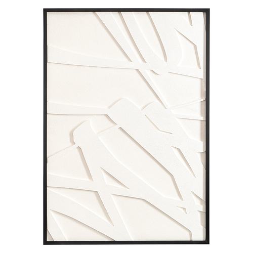 Панно декоративное с эффектом 3d minimalism, с черной рамой, 70х100 см