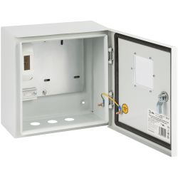 Корпус металлический навесной ЭРА CYCLON ЩУ 1/1-0 (310х300х150) У1 IP66 серый | Корпуса металлические учетно-распределительные