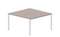 Составной стол Strike на 2 рабочих места 1380х1366х750мм (меламиновые аутлеты)
