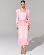 Платье длины миди