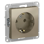 Systeme Electric AtlasDesign Шампань Розетка с/з, 16А, механизм