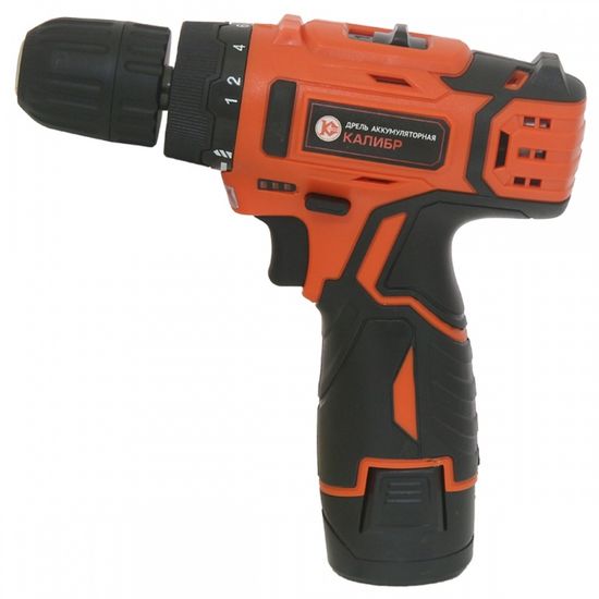 Аккумуляторный шуруповерт "КАЛИБР" ДА-12/2 76621