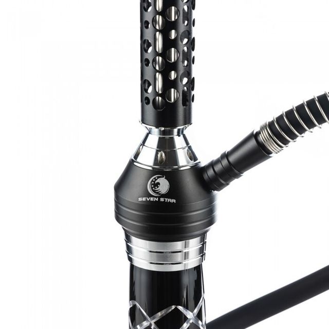 Кальян 7 Star - 068 B Черный Серебро