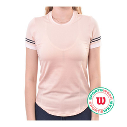 Женская теннисная футболка Wilson Baseline Seamless T-Shirt - Pink