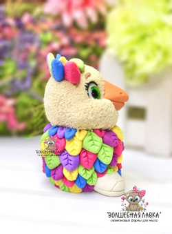 Силиконовая форма Попугай Кеша