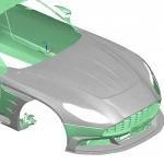 Карбоновый капот для ASTON MARTIN DB11 2016+ Астон Мартин Аэродинамический обвес