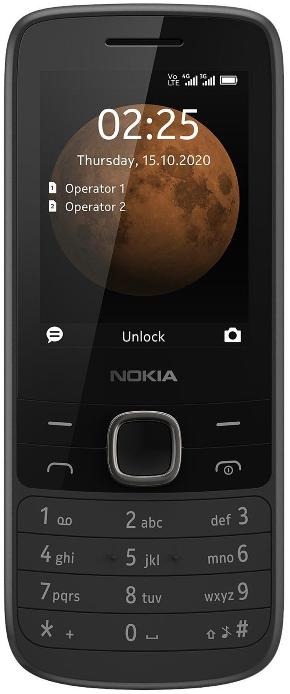 Сотовый телефон Nokia 225 4G Dual Sim (TA-1276) Black