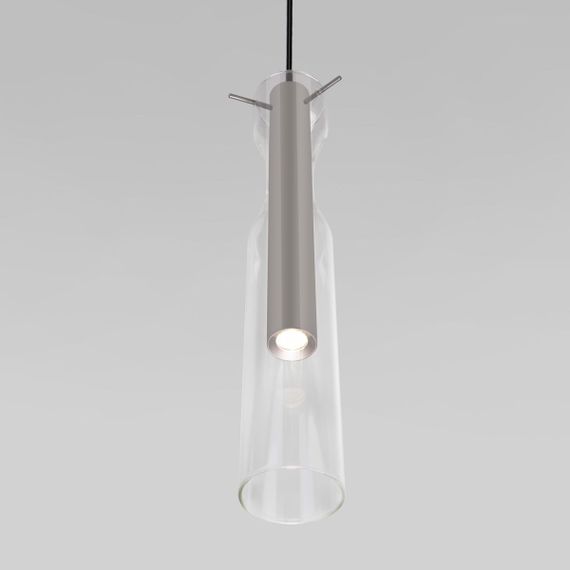 Подвесной светодиодный светильник Eurosvet Swan 50254/1 Led графит