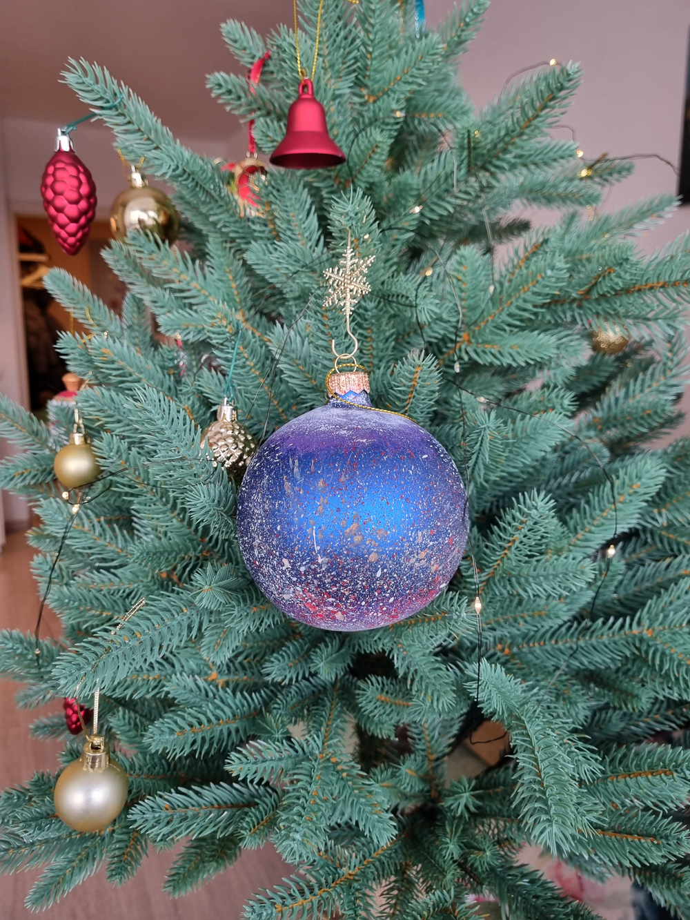 Шар стеклянный "Исакиевский собор",  ручная роспись