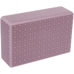 Блок для йоги «Релакс» 23*15*6 см, массажный EVA, пыльно розовый