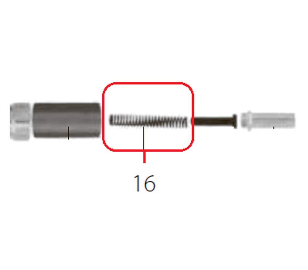 Запчасть №16 для FDPAG-H8. Пружина бойка Запчасть №16 для FDPAG-H8. Пружина бойка