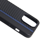 Чехол для iPhone 13 Pro, карбоновый , 012465 Синий