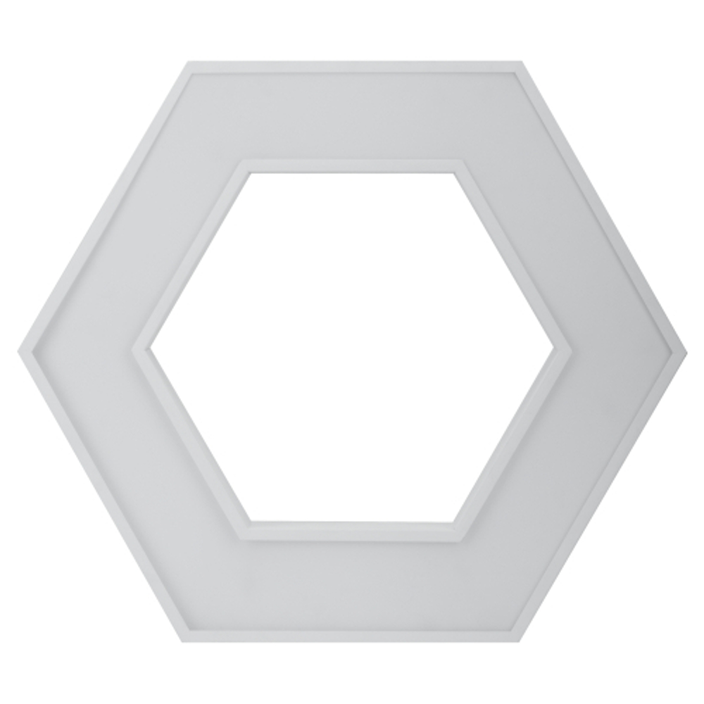 Светильник LED ЭРА Geometria SPO-124-W-40K-051 Hexagon 51Вт 4000К 4000Лм 800*800*80 белый подвесной драйвер внутри