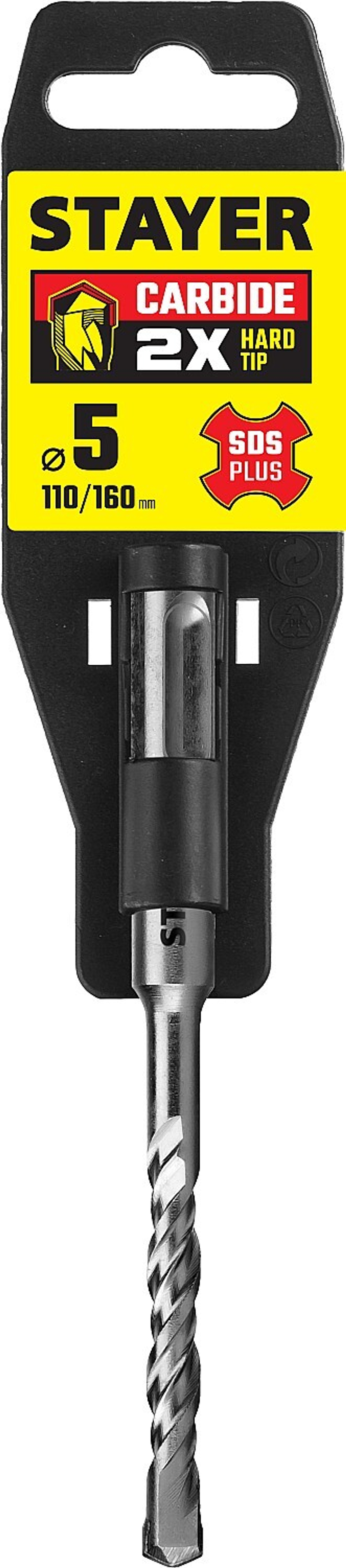 STAYER 5 x 110 мм, SDS-plus бур, Professional (2930-110-05)