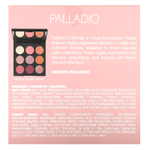Palladio, Ultimate 9, палитра теней для век, Rosey Nudes, 9,6 г (0,33 унции)