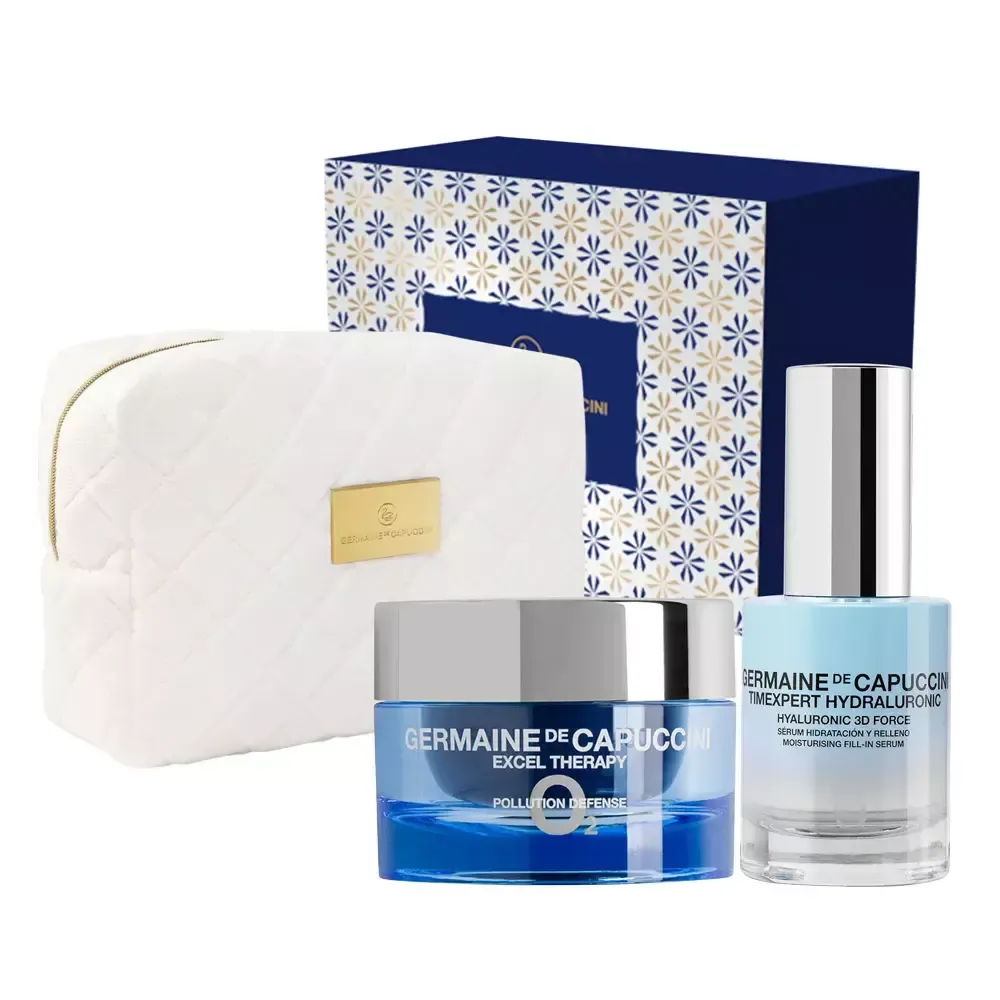 GERMAINE DE CAPUCCINI Golden Hours Excel Therapy O2 Cream &amp; Hydraluronic 3D Serum