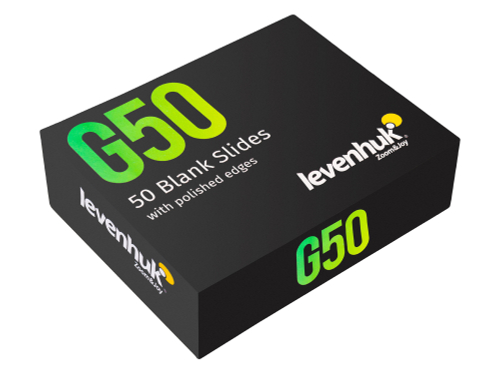 Стекла предметные Levenhuk G50, 50 шт.