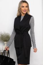 Костюм с юбкой Окси (черный) К14364-8М LT Collection