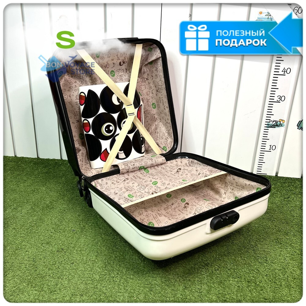 Чемодан детский Панда (со стикерами)