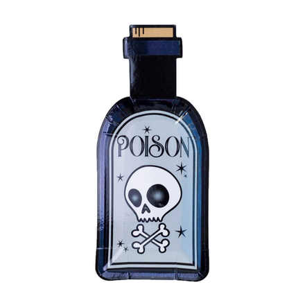 Тарелки коктейльные "Poison" 8 шт (6,5 х 14 см)
