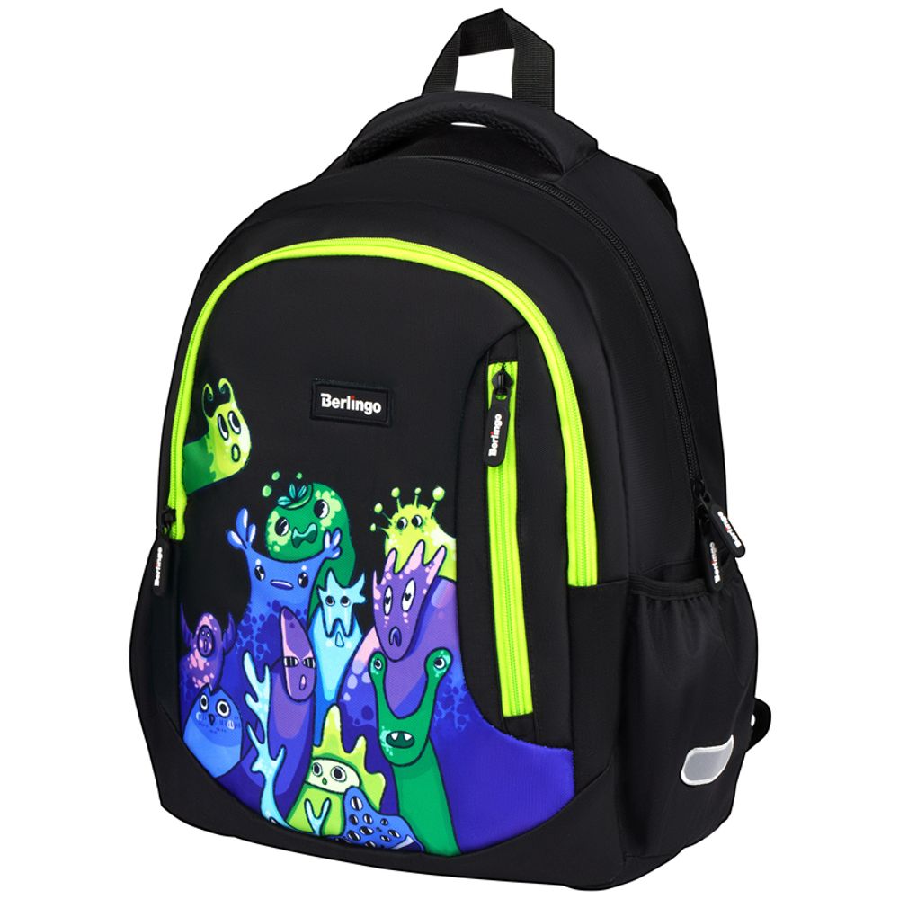 Рюкзак Berlingo Boom Monsters 38,5х29х12см, 510 гр., 2отд. 3карм, с эргономичной спинкой