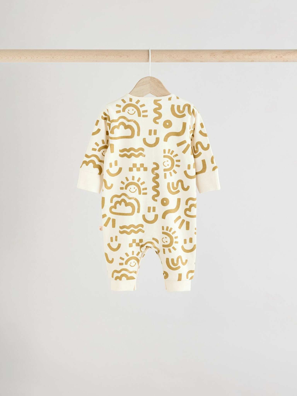 Комбинезон / Cлип для малышей Next E19-560, 4 шт., Бежевый