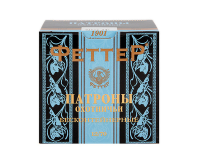 Патрон 12/70 ФЕТТЕР БИОР дробь № 3, 32гр., коробка 25 шт.