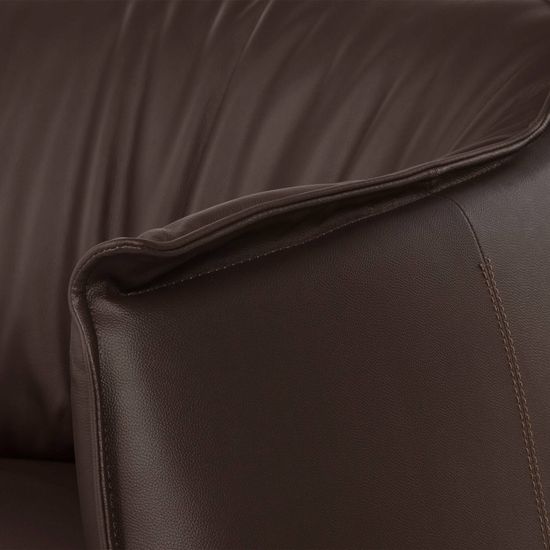 Кресло Gun натуральная кожа цвет тёмно-коричневый