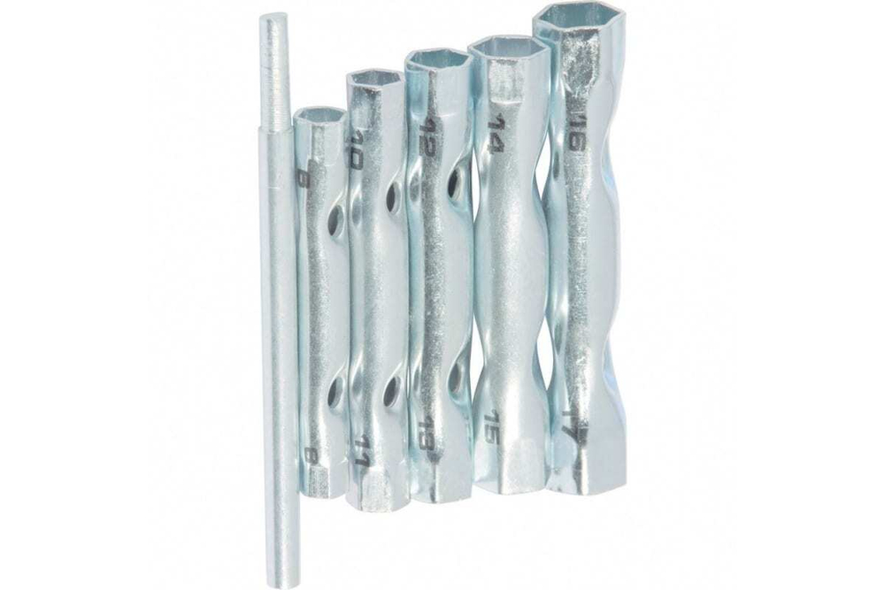 НАБОР КЛЮЧЕЙ-ТРУБОК ТОРЦЕВЫХ SPARTA 8Х17ММ ВОРОТОК ОЦИНК 6ШТ 137405