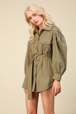 Коттон твил ВЕЛЮР-ЭФФЕКТ БЕЖ