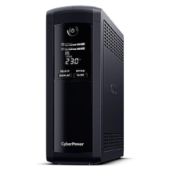 CyberPower VP1200EILCD ИБП {Line-Interactive, Tower, 1200VA/720W USB/RS-232/RJ11/45  (4 + 4 IEC С13), 12В/7,2 Ач х 2}