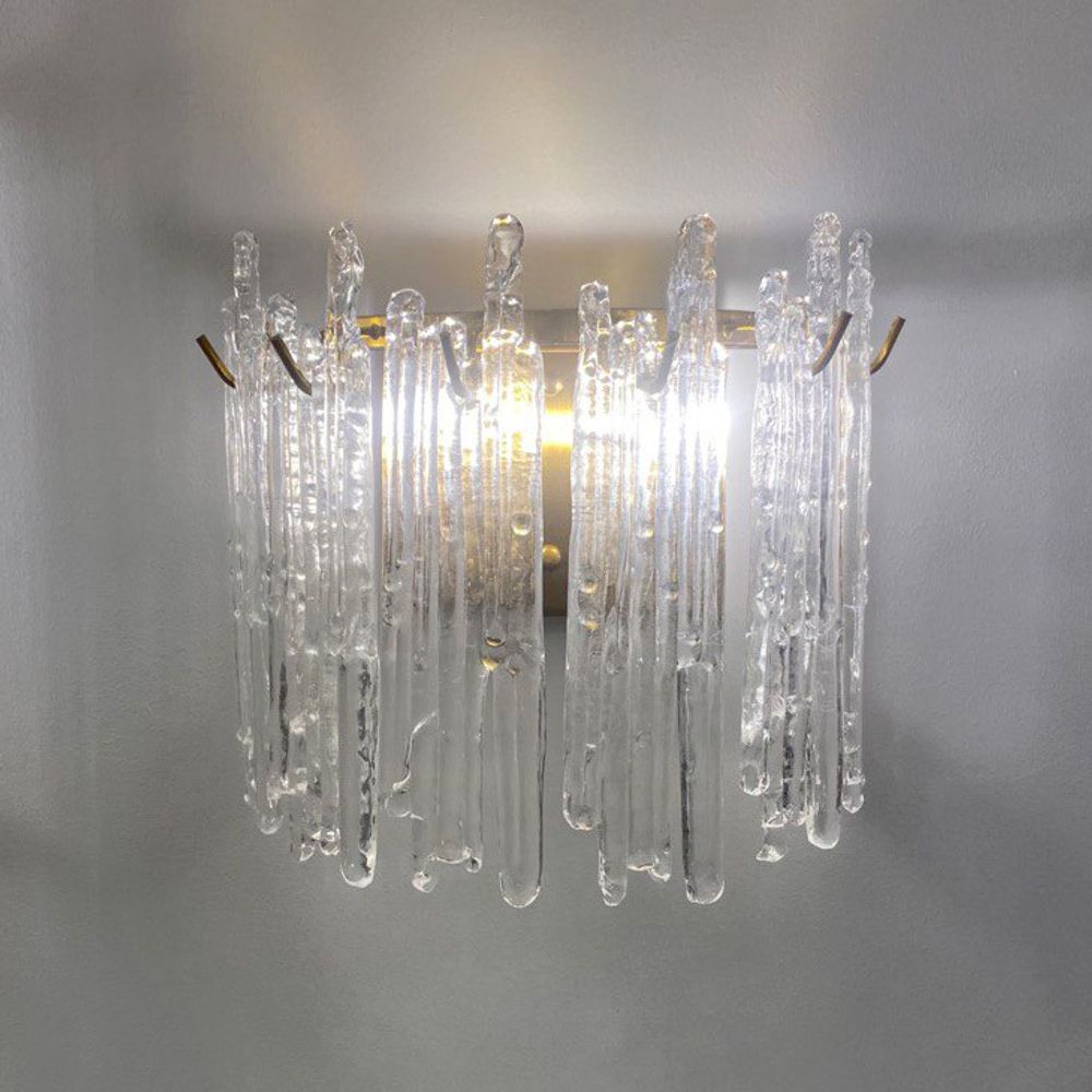 Настенный светильник 771331 gold/clear