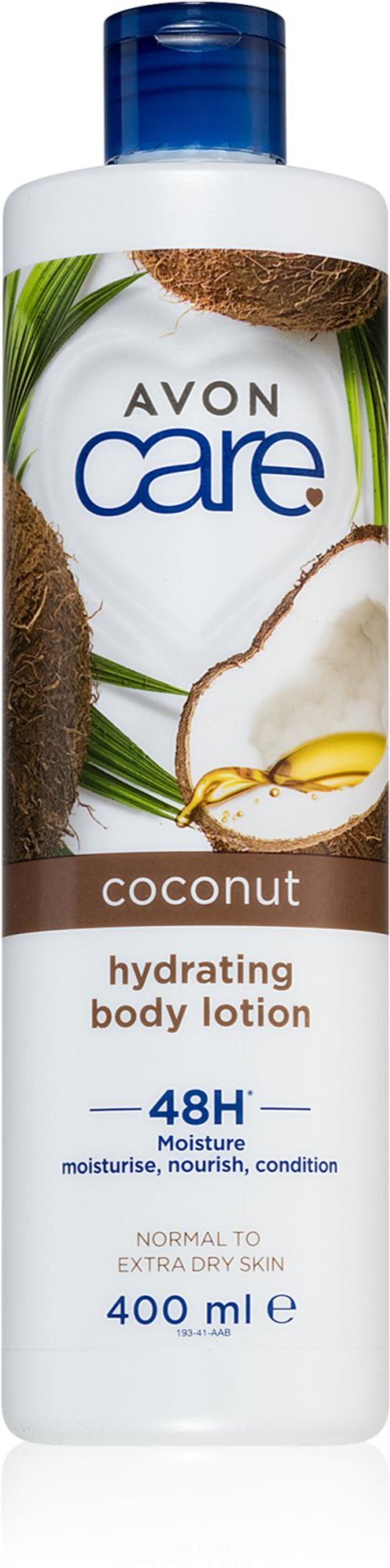 Avon Care Coconut - увлажняющее молочко для тела с кокосовым маслом. /   400  ml  / GTIN 2800018186509