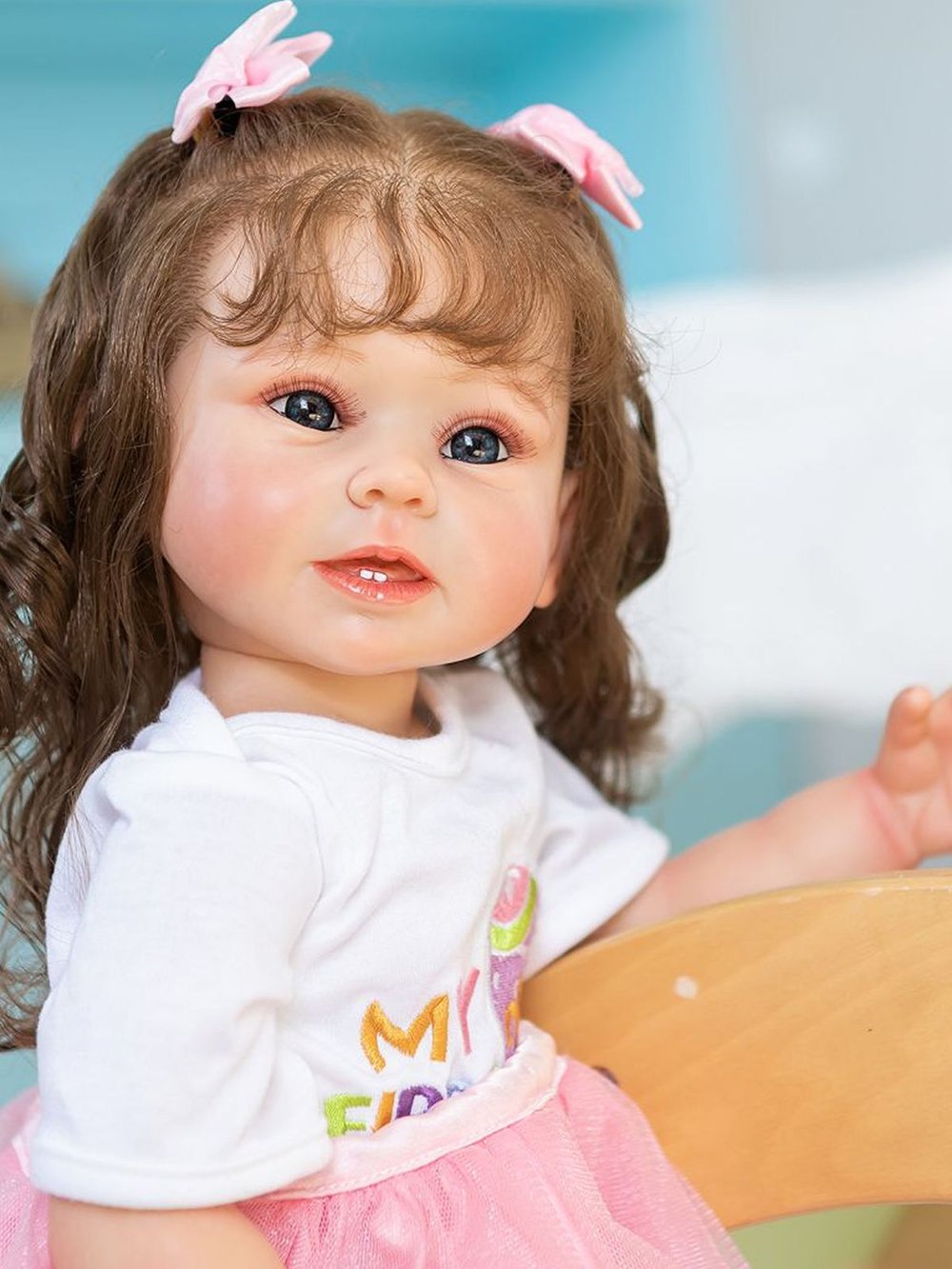 Кукла Реборн виниловая 55см в пакете (FA-305)