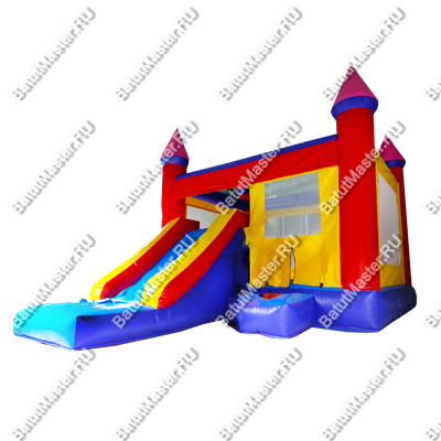 Детский надувной батут "Замок непосед 2" 4*4*3 м