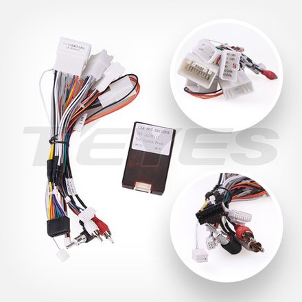 Комплект с разъёмами 12.3" Toyota Land Cruiser Prado 120 2002-2009, GX470 (JBL, климат внизу)(ROUND) - Car-Smart LUX-PR120J