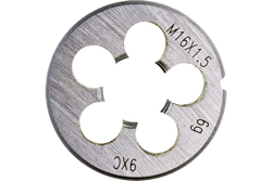 Круглая ручная плашка для нарезания метрической резьбы, мелкий шаг, Зубр МАСТЕР М16x1,5 4-28022-16-1.5