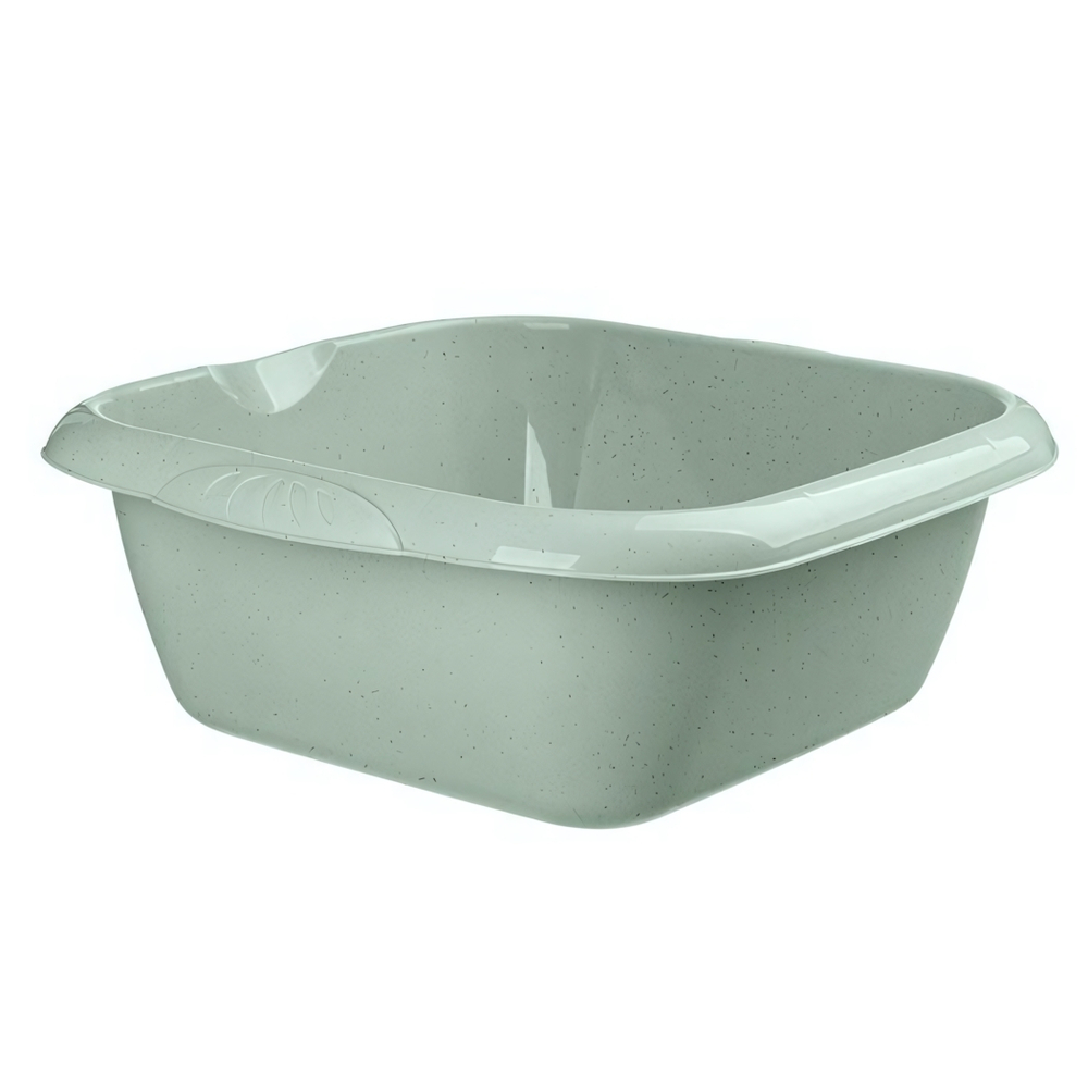 Таз универсальный "Greenland" квадратный 6л (зеленый флэк)