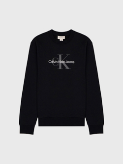 Свитшот Calvin Klein Jeans Monogram Logo Fleece Black Beauty