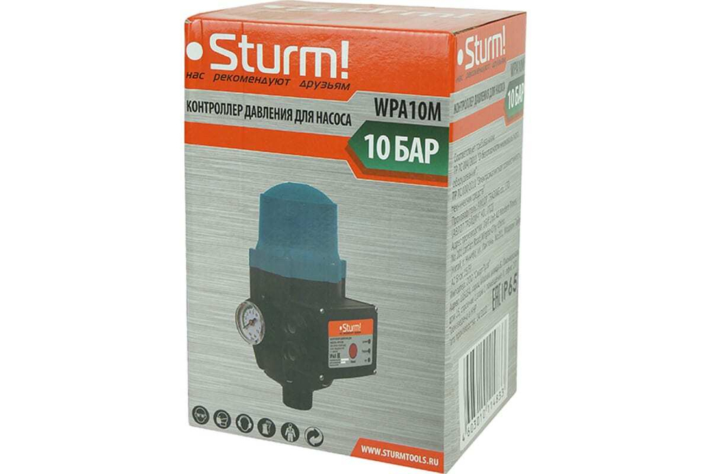 Контроллер давления автоматический Sturm WPA10M