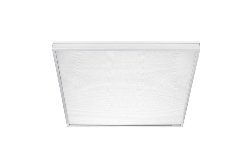 Светильник ОФИС ДВО01 54Вт 3000К IP40 Микропризма (диммируемый) 1-10V 6200лм 595х595х40мм WOLTA PRO