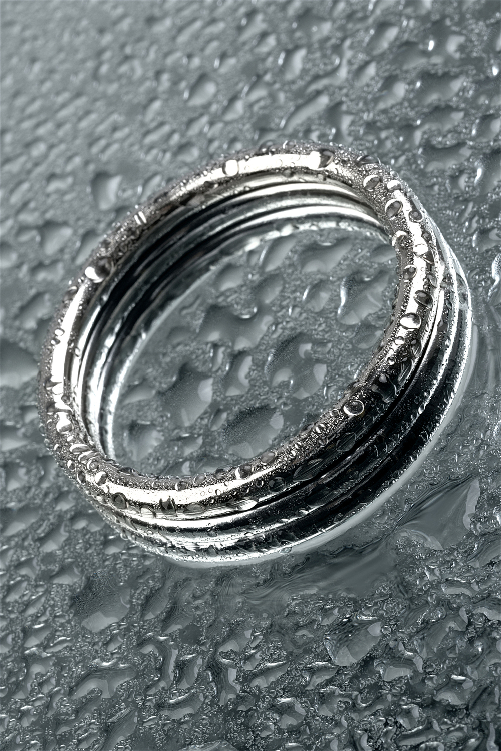 Кольцо на головку пениса Toyfa Metal серебристое M