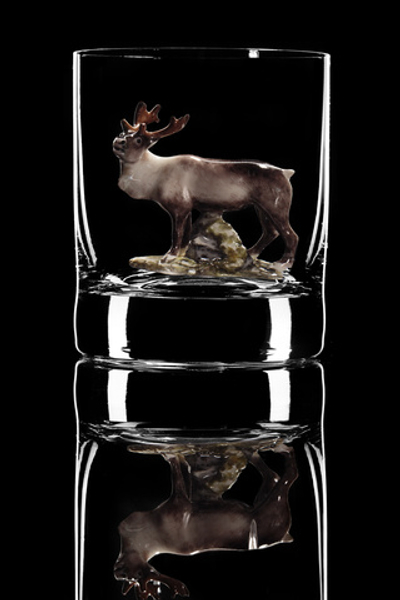 Бокал для виски. Северный Олень. Зима. Новая коллекция.