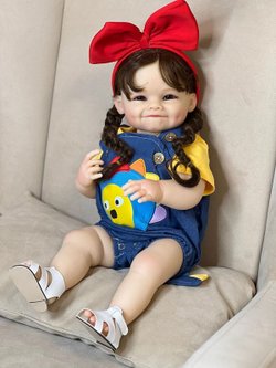 Кукла Реборн виниловая 55см в пакете (FA-180A)