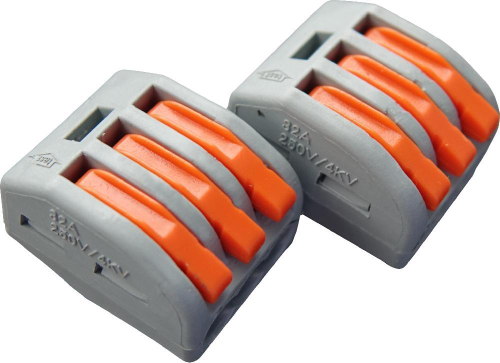 Коннектор  GTER2-03 клемма универсальная монтажная 3-проводная (50/2500)