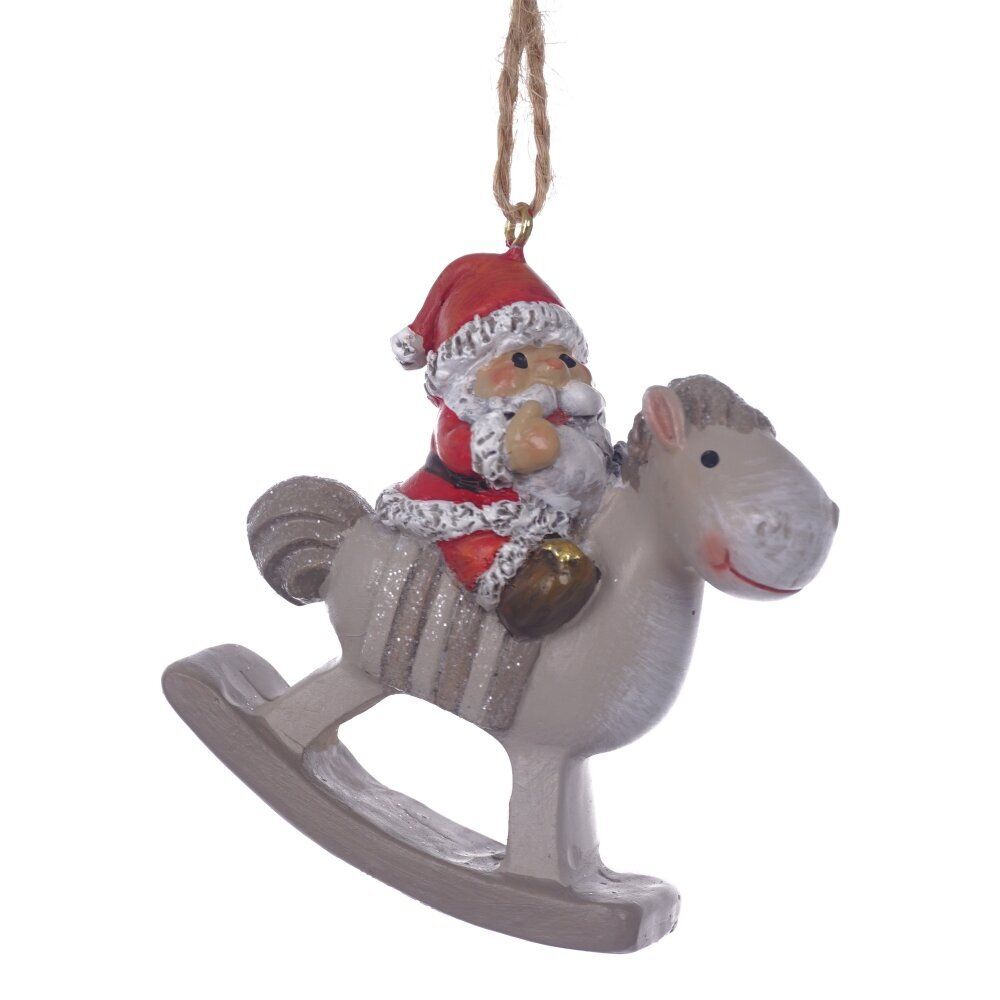 GAEM Фигурка декоративная подвесная "Ангел/Дед Мороз", L5,5 W2,5 H6 см, 4в.