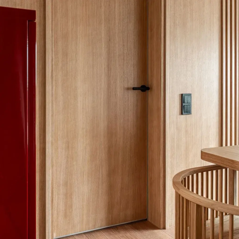 Выключатель двухклавишный Hammer (черный) W1220008